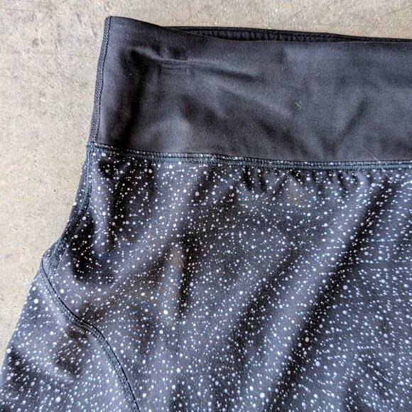 Lululemon Circuit Breaker Skirt Splatter White Black Swift Ultra size 12 - Picture 3 of 10